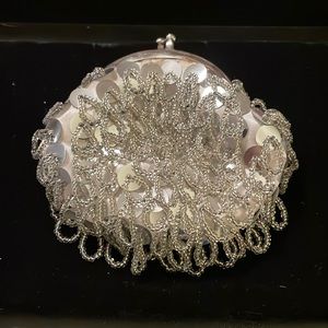 Sparkly Sequin and Bead Change Purse